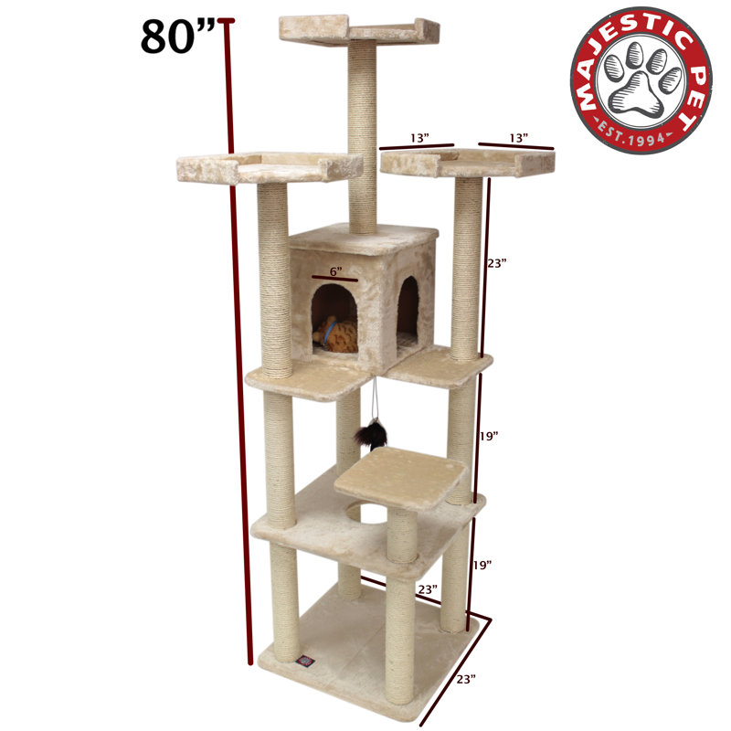 Arbre à chat 80" à fourrure casita