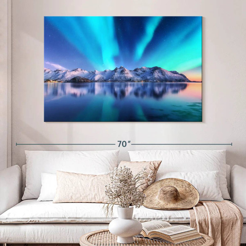 Alvord Amazing Aurora Borealis, 34" H x 51" W