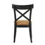 Chaises d'appoint brunes et noires, ensemble de 2