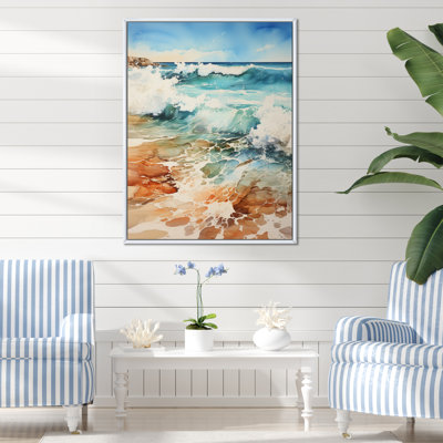 Beach Sandy Serenade IV - Impressions sur toile nautiques et de plage