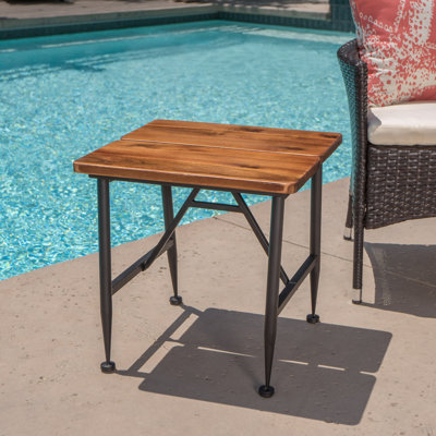 Table d'appoint en bois massif Frankston