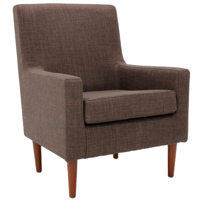 Fauteuil l 28 po Donham, Mélange de polyester brun, Brun