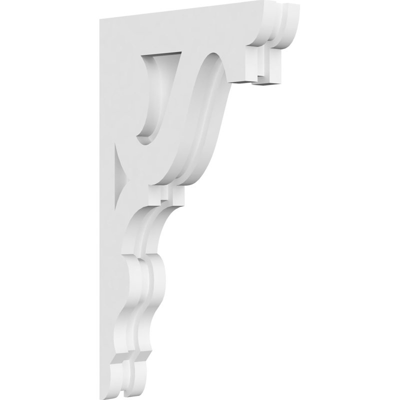 Corbeau en PVC de qualité architecturale Robin, H 14 po x l 8 po x P 1,875 po