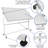 Hendrick Double-Sided Mobile Whiteboard with Pen Tray-82093457-88912389