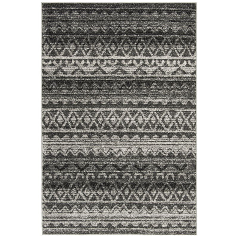 Finney Performance Geometric Rug, Rectangle 5'1" x 7'6"