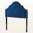 Iridium Nail Head Trim Twin Navy Velvet Upholstered Headboard, 56.12" H X 39.01" W X 2.13" D-254773821-254773809
