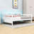 Full Wood Daybed with Center Legs and Underbed Storage Space-1317783015