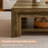 Square Coffee Table with Open Storage