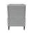 Modern Fabric 30-inch Manual Pushback Recliner with High Back-193084386