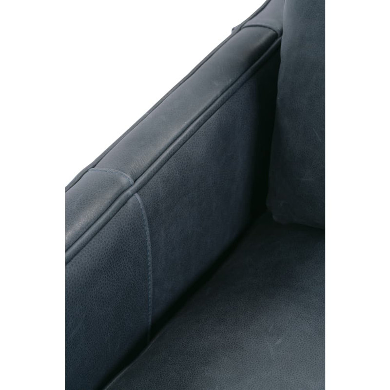 Springfield Nubuck Armchair, Slate Leather (KL230-04)