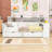 Crompton Multifunctional Wooden Daybed With Shelves, Drawers, and Study Desk-1203171938-1203171939