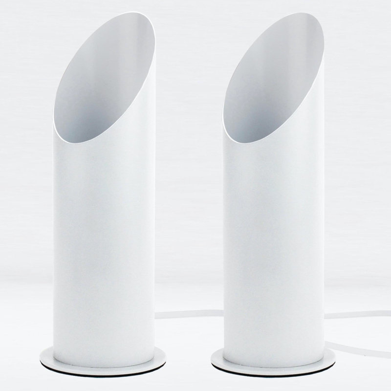 Abderraouf 27.3cm Floor Lamp Set, White