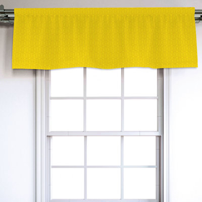 Sateen Ruffled Window Valance