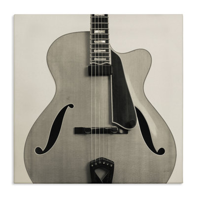 Simple Chic Guitar Canvas Wall Art by Deborah Revell
