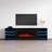 Chesler 40" Modern TV Stand with LED Lighting, Electric Fireplace, Remote Control-1103649097