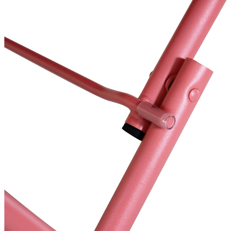 Tammo Rectangular Folding Table, Red, 72cm H x 70cm L x 70cm D
