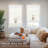 Light-Filtering Cordless Mesh White Bamboo Window Shade 57.5 in. W x 72 in. L-1430590630