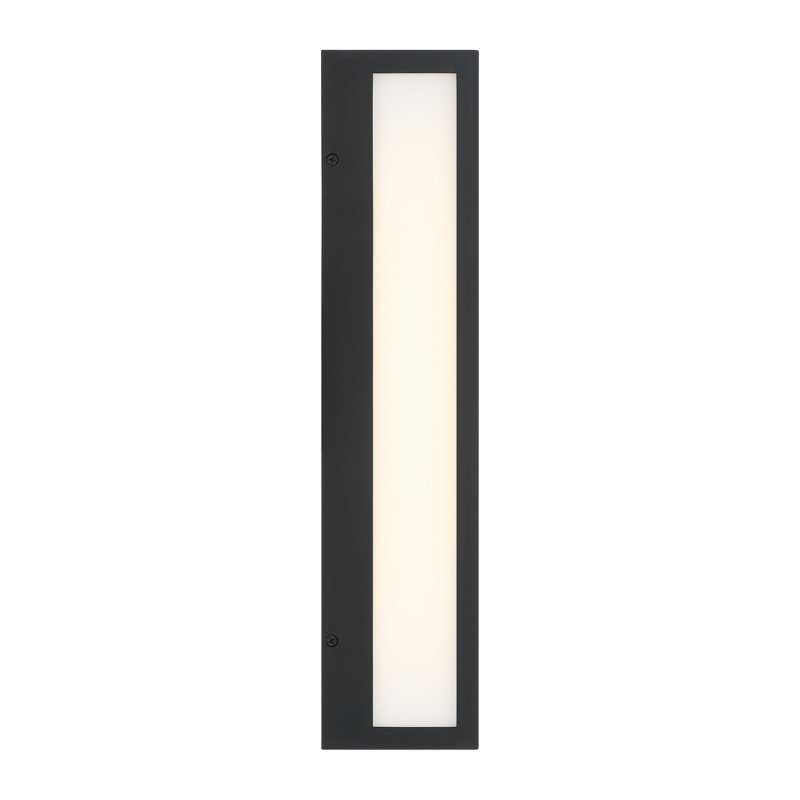 LED OUTDOOR SCONCE, 12, 18" H x 6" W x 4" D