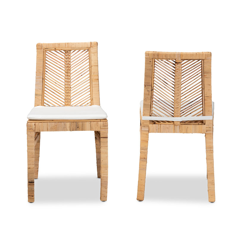 Ensemble de chaises de salle à manger 2 pièces Modern Bohemian