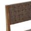 Oslo Faux Leather Woven Counter Stool 24"H