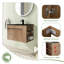 Meuble-lavabo mural simple 30 po avec comptoir en céramique