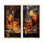 Sazerac Serenity Bourbon Cocktail - ensemble de 2 impressions sur toile-102570416-102570420
