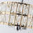3-Light Crystal Ceiling Light Fixture Semi Flush Mount Chandelier with Drum Shade-1666059442