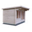 Belgravia 12 ft x 8 ft 28 mm Log Cabin Installed Including Base