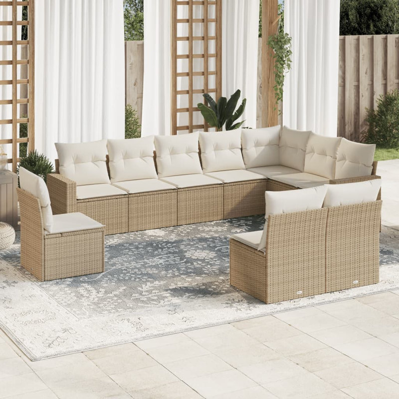 Ensemble de canapé de jardin Vidaxl