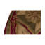 Hand-Knotted High-Quality Red, Beige, and Tan Square Area Rug
