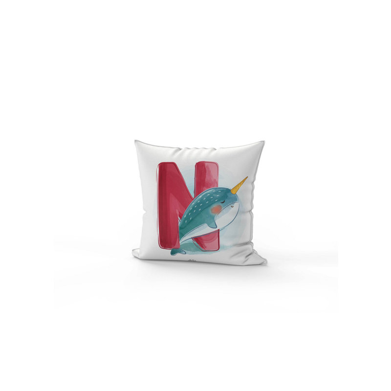 Housse et insert de coussin décoratif intérieur / extérieur en polyester Brodnax