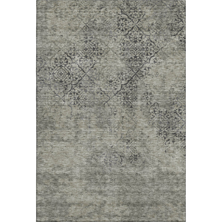 Premium Machine Washable Prisco Taupe Rug