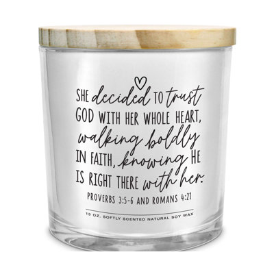Soy Candle She Decided To Trust God