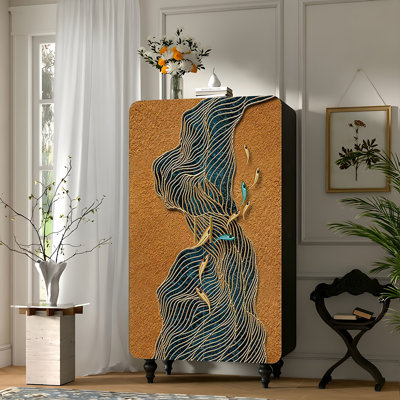 Garde-robe moderne à portes doubles