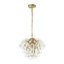 Lustre en cristal 3 lumières Glam