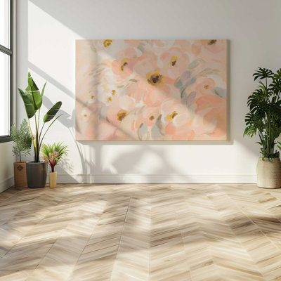 Blush Blooms, grande impression sur toile