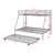 Bunk Bed With Trundle, Two-Side Ladders-1341660364