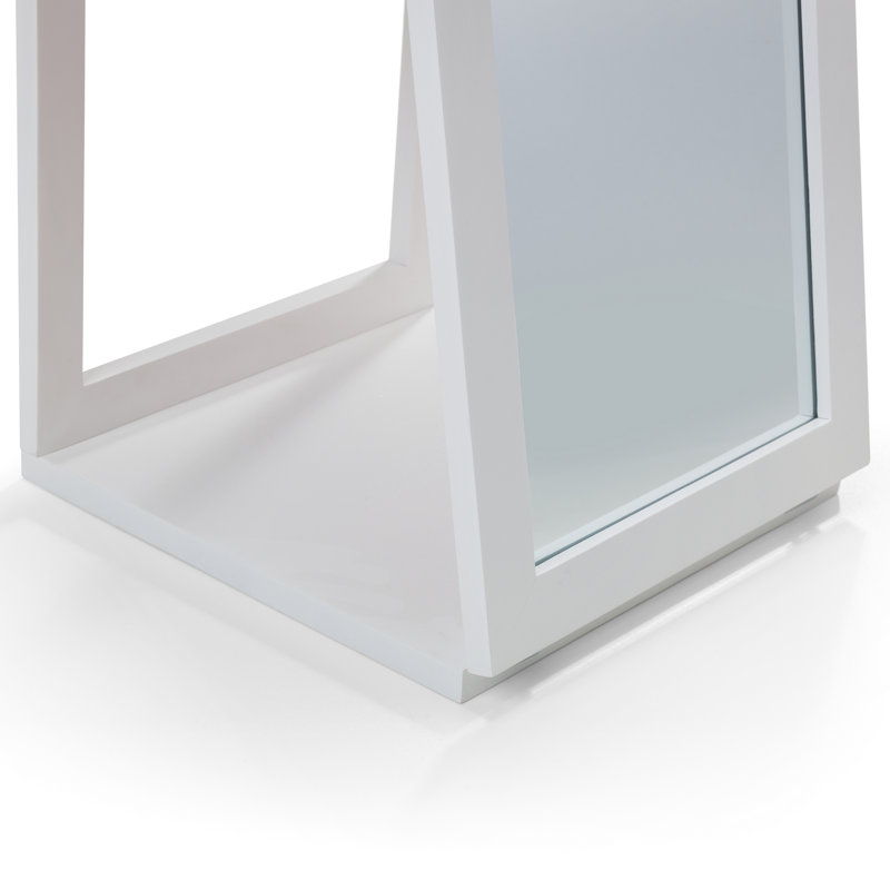 Fresco Engineered Wood Flat Floor Mirror