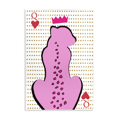 «Queen of Hearts Leopard» par Ann Quach