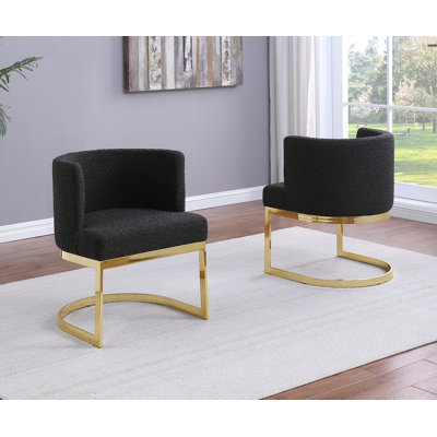 Chaise d'appoint simple avec base traîneau