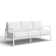 Holland 75” Aluminum Outdoor Sofa with Sunbrella Cushions