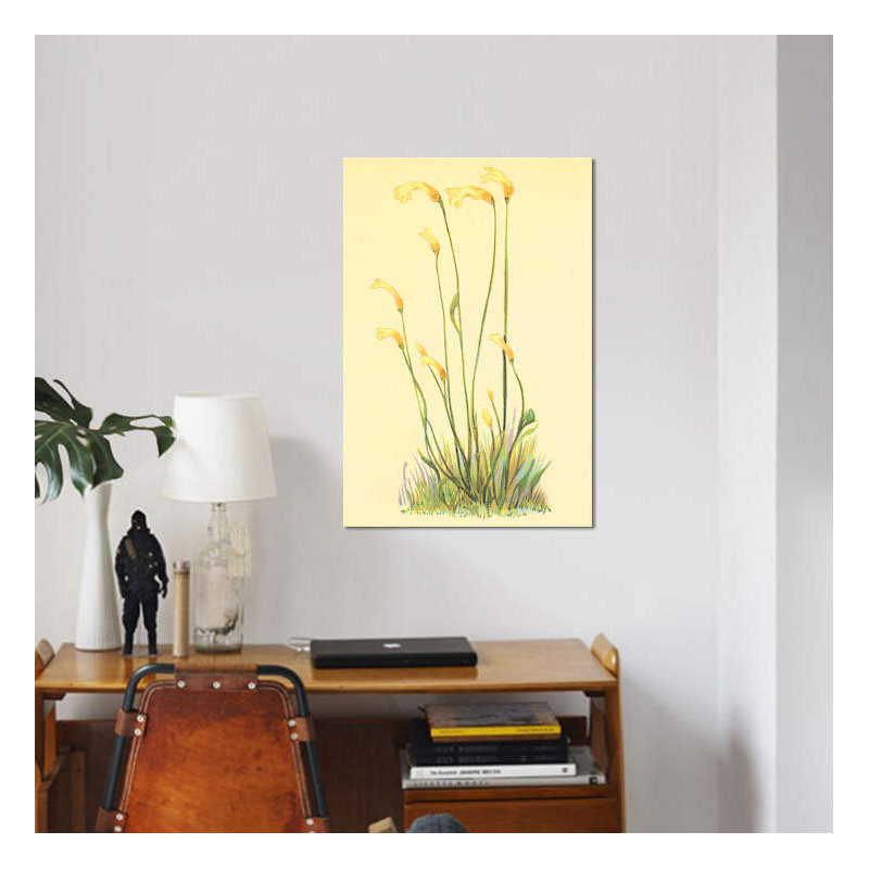 Collection One One Flowered Root par PI - Impression sur toile tendue sur châssis, H 40 po x l 26 po x P 1,5 po