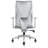Kumpe Mesh Office Chair – Leather Seat, Adjustable Lumbar Support, Swivel with Wheels, Conference Room Ergonomic Design-1941034041-1941034038