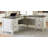 Django Solid and Manufactured Wood L-Shaped Executive Desk-65076891