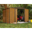 Remise de rangement en acier avec grain de bois de 10 x 8 pi Woodridge