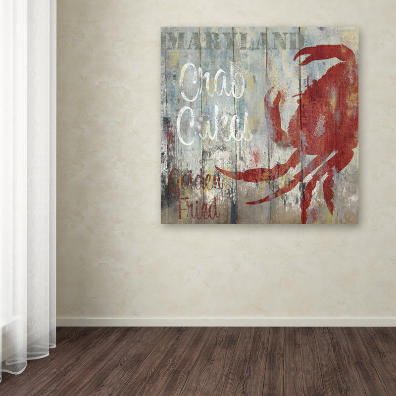 «Restaurant fruits de mer II» par Jadaya, impression sur toile tendue, H 35 po x l 35 po x P 2 po