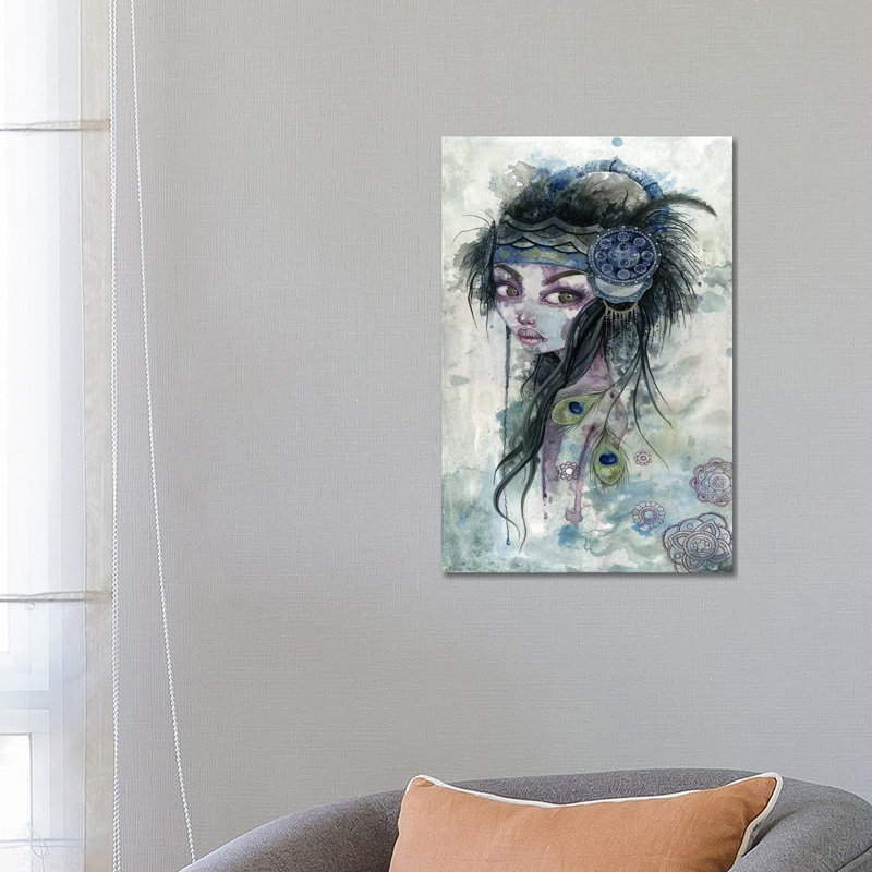 As Our Eyes Are Like Embers 1 Piece Wrapped Canvas Painting, 66.04 cm H x 45.72 cm W x 3.175 cm D