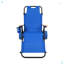 Chaise longue de plage pliable avec roulettes 2 en 1-2021194483