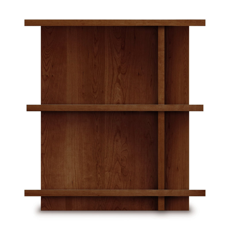 Mansfield Solid Wood Nightstand, Right, Cognac Cherry