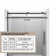 56"-60"W x 76" H Reversible Frameless Single Sliding Shower Door With 3/8"Clear Tempered Glass